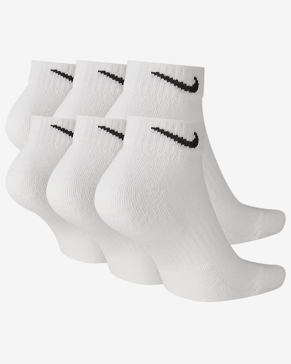 Nike Everyday Cushioned Training Low Socks 6 Pairs